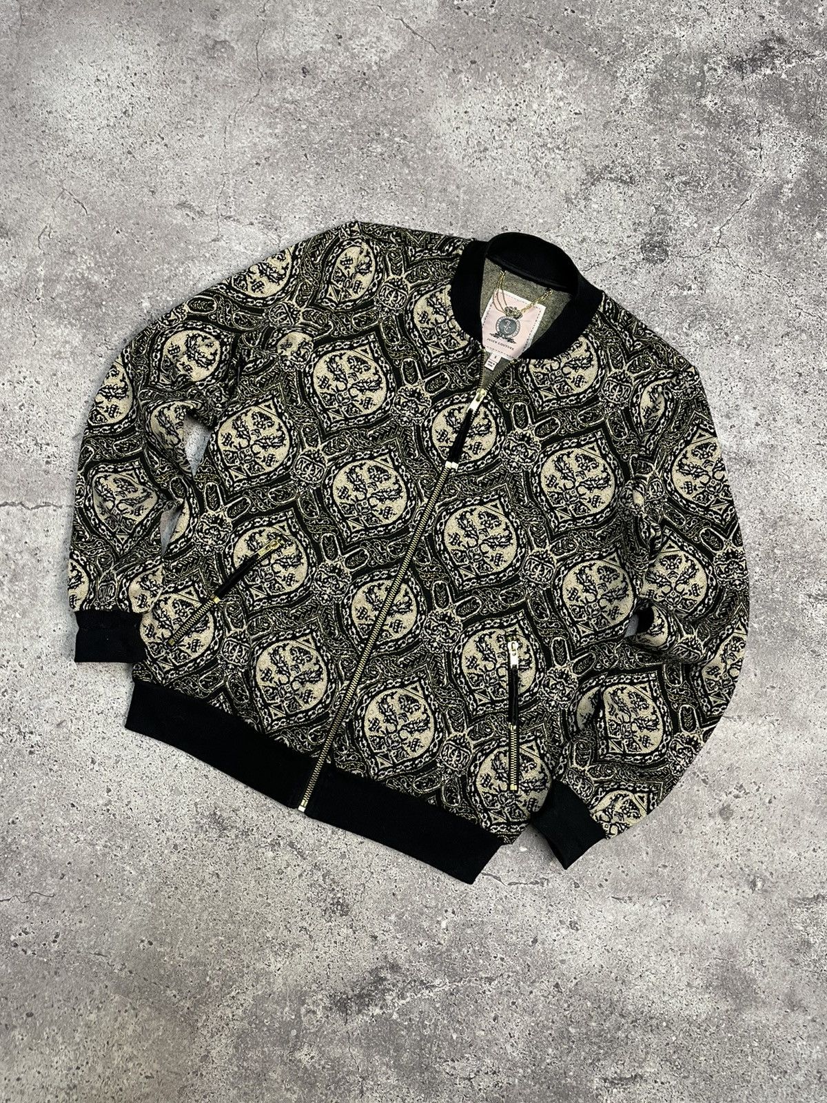 Vintage Vintage Juicy Couture Jacket Black Label Metallic Jacket Size S / US 4 / IT 40 - 1 Thumbnail