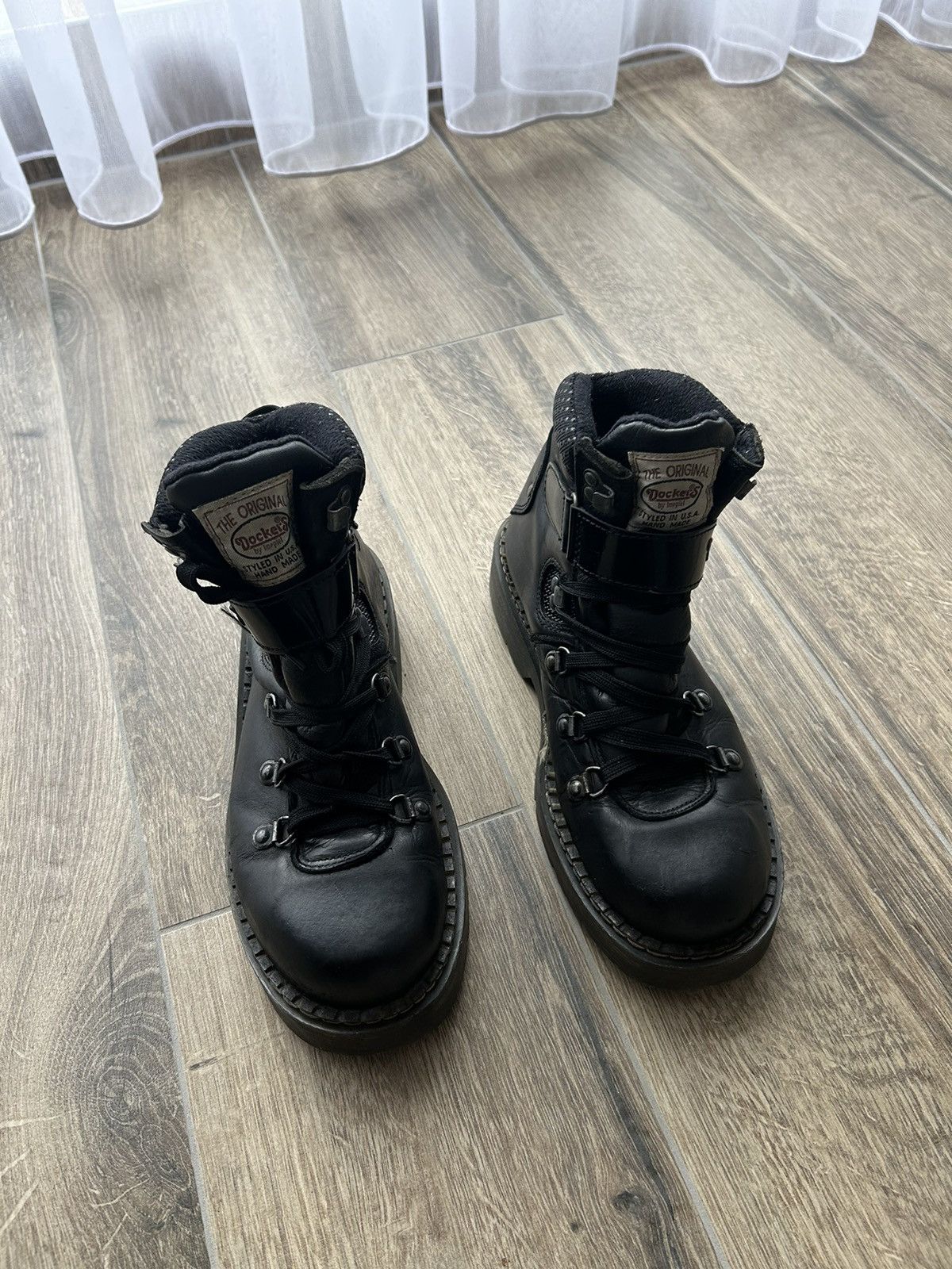 Dockers × Handmade Vintage Dockers Leather Boots Hand made Usa new rock style Size US 10 / EU 43 - 3 Thumbnail