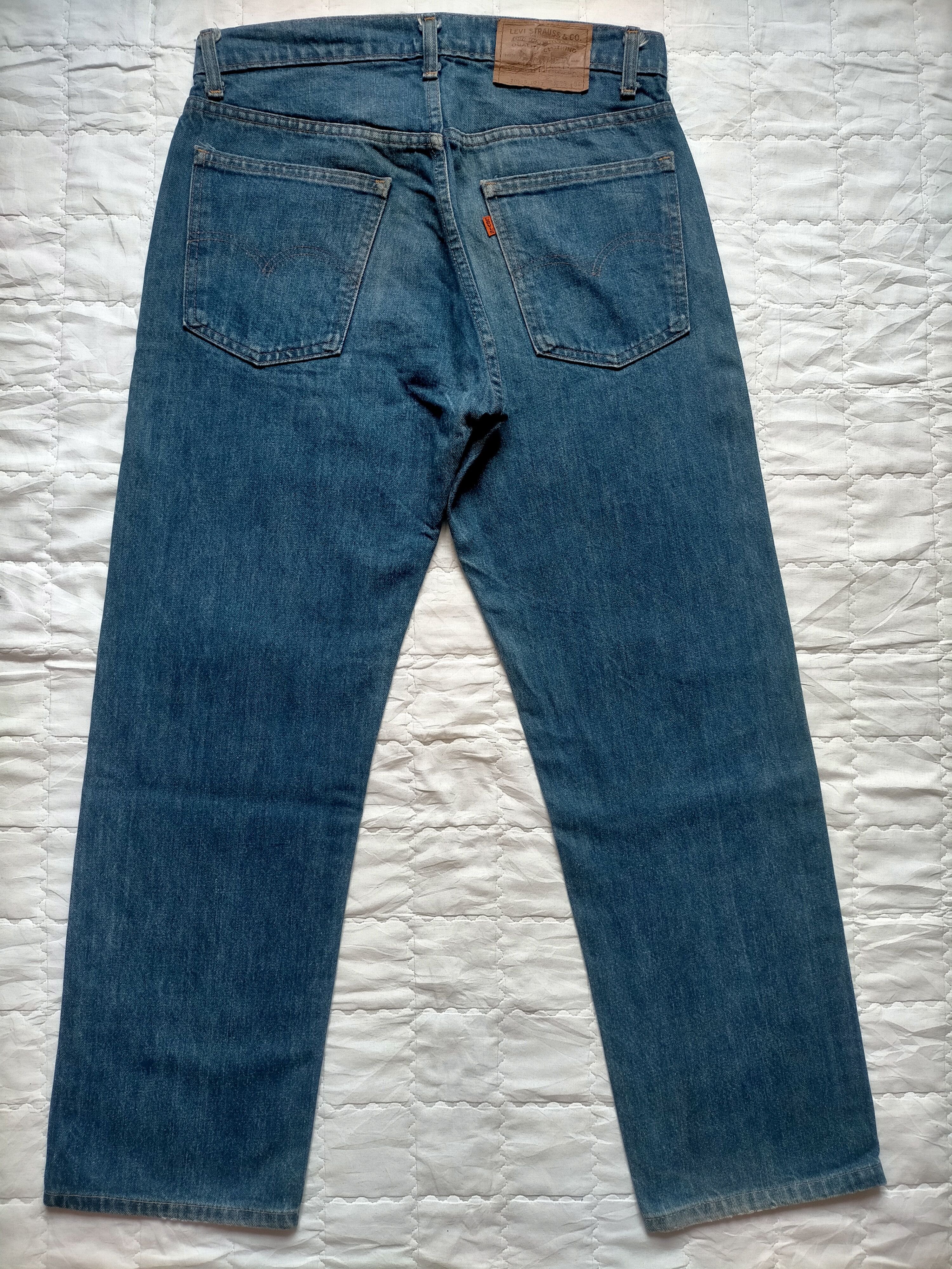 Levi's Vintage Clothing Vintage 80s Levis 505 Button Stamp No.8 Size US 31 - 3 Thumbnail