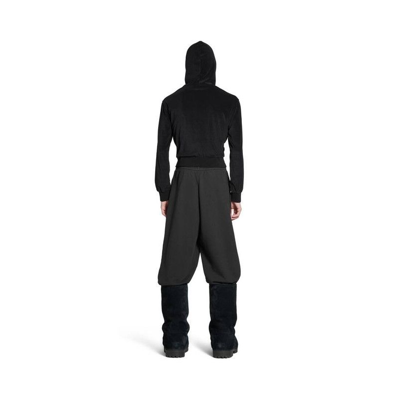Balenciaga o1tr1nto0326 Activewear Baggy Sweatpants & Joggers in Black Size US 30 / EU 46 - 4 Thumbnail