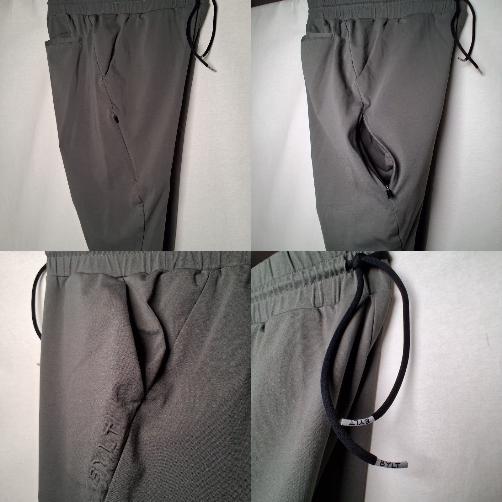 Vintage Bylt Active Jogger Pants Women Medium Athletic Activewear Fawn Gray Stretch Pockets Athletic Gym Work Out Jogger Mens Womens? Size 32" / US 10 / IT 46 - 8 Thumbnail