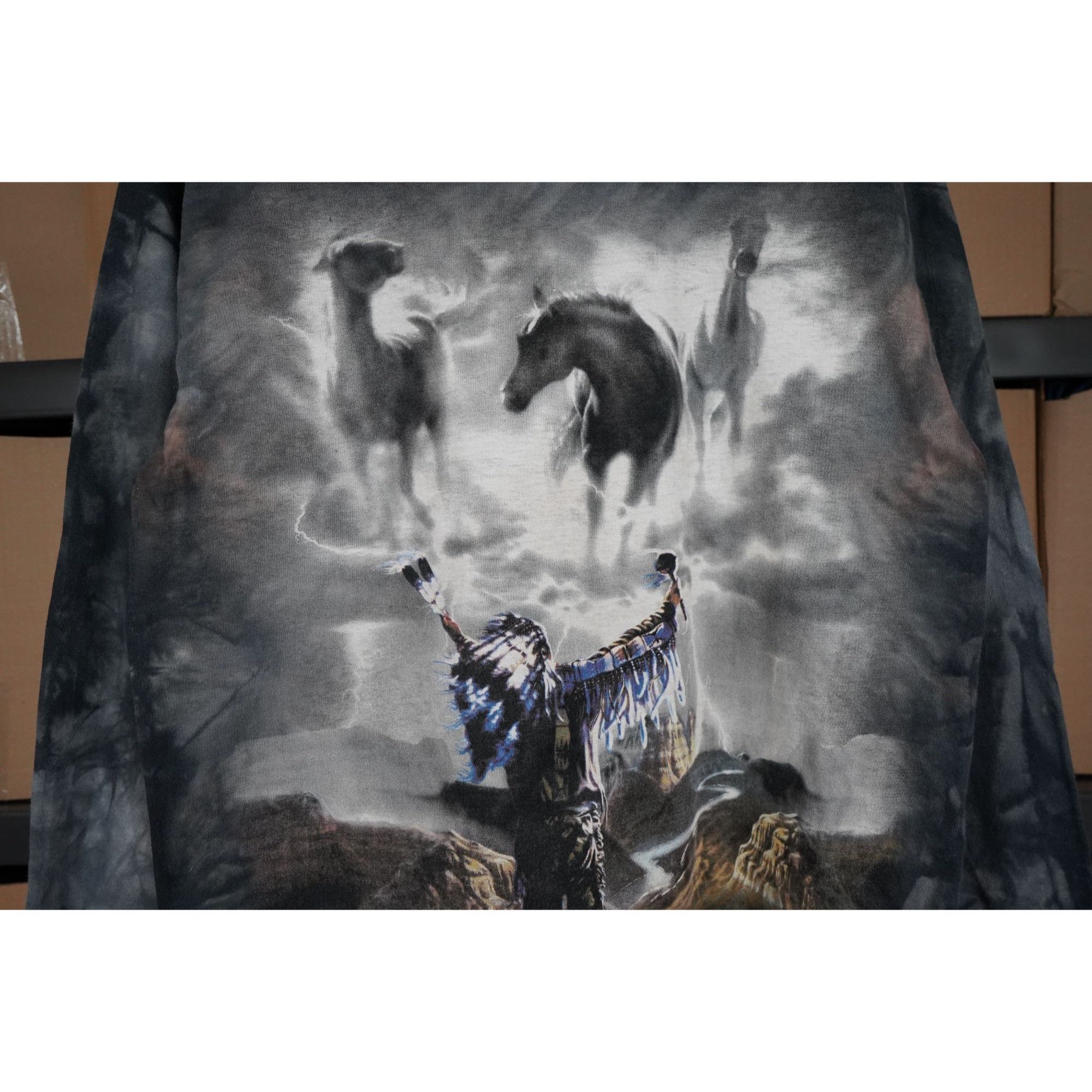 The Mountain The Mountain Native Indian Long Sleeve Te - Men's M - #300 Size US M / EU 48-50 / 2 - 3 Thumbnail