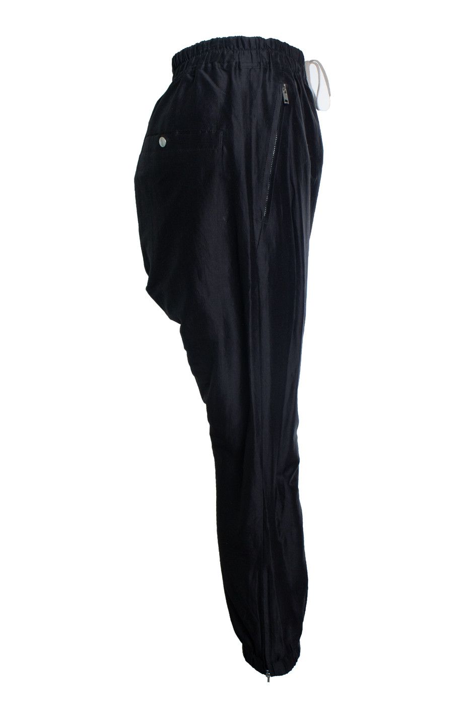 Rick Owens Rick Owens, SS19 Babel satin twill pants in black Size 28" / US 6 / IT 42 - 2 Thumbnail