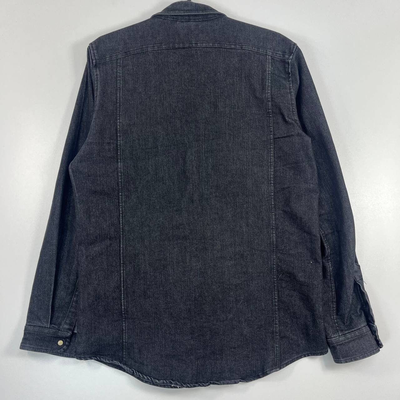 Diesel Diesel Black Denim Shirt Button Up Western Style Mens Size L Size US L / EU 52-54 / 3 - 5 Thumbnail