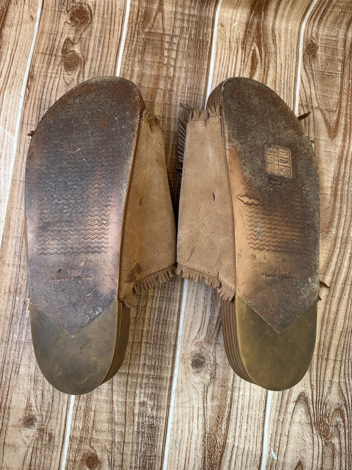 Visvim Visvim Christo Shaman Slides Brown XL Size US 12 / EU 45 - 25 Thumbnail