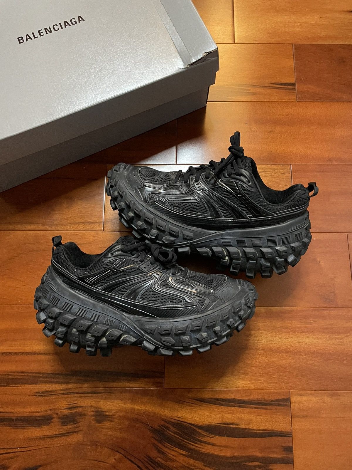 Balenciaga Balenciaga Defender black | Grailed