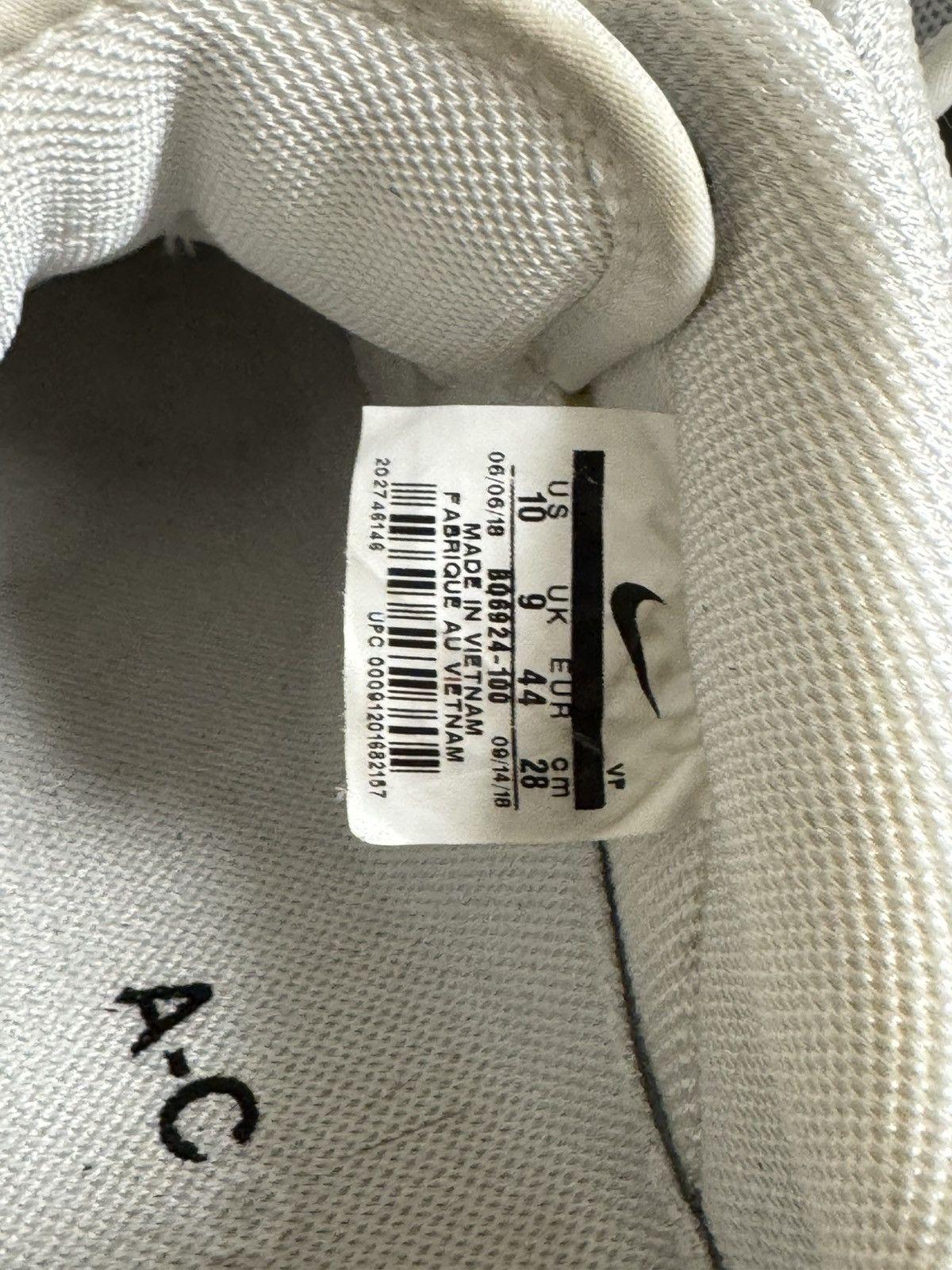 A-COLD-WALL* × Nike Air Force 1 A cold wall Size US 10 / EU 43 - 8 Thumbnail