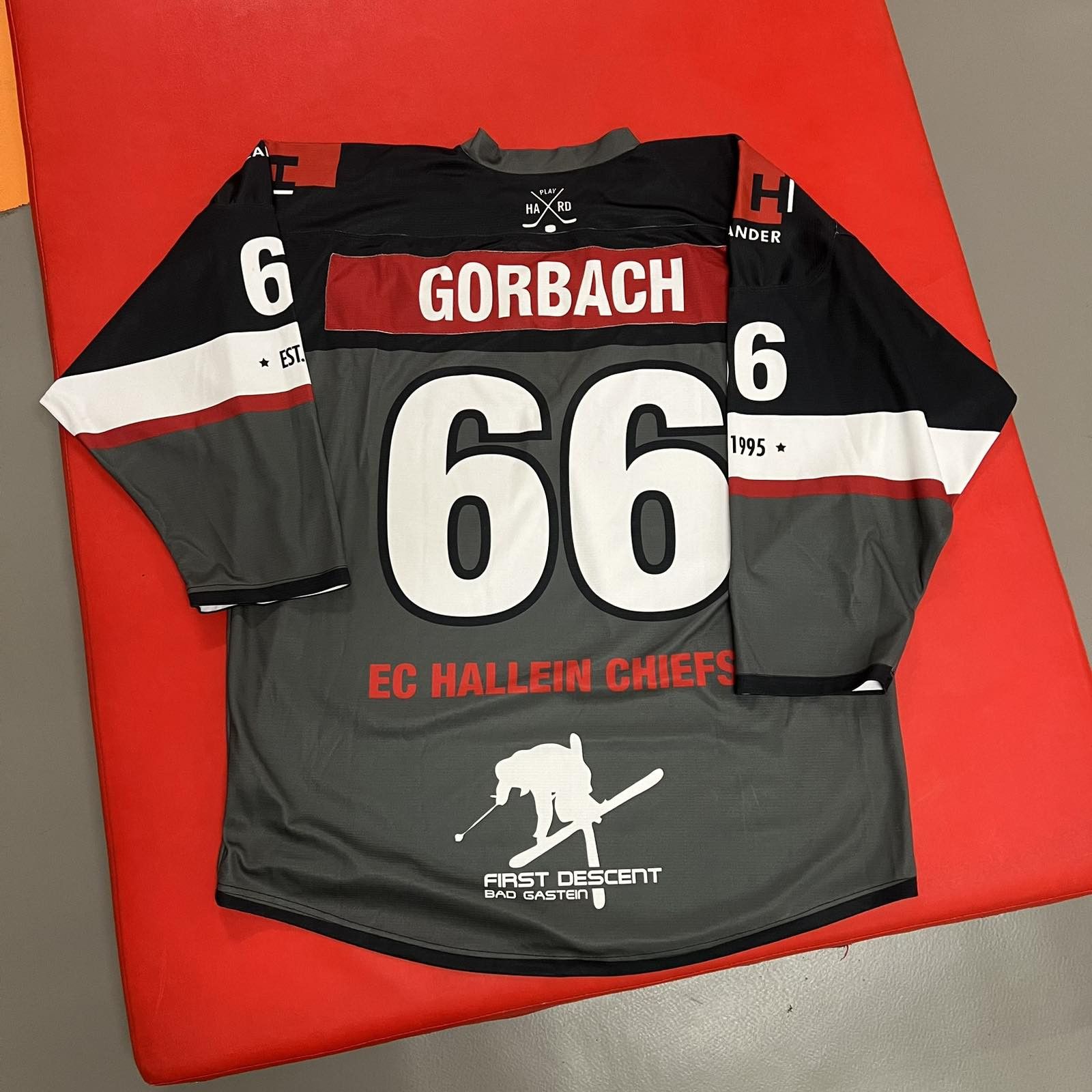 NHL × Vintage EC Hallein Chiefs jersey #66 Gorbach Sz XL Size US XL / EU 56 / 4 - 2 Thumbnail
