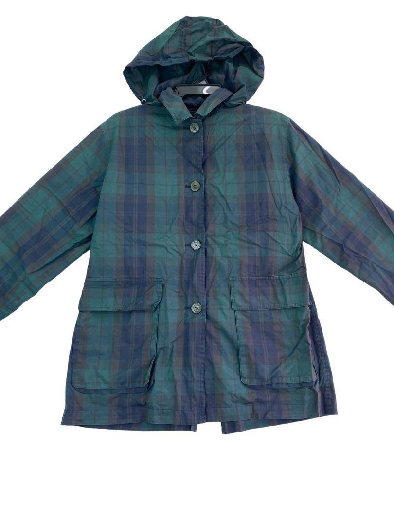 Aquascutum × Vintage Vtg 90s Aquasqutum tartan plaid lightweight parka jacket Size US S / EU 44-46 / 1 - 3 Thumbnail