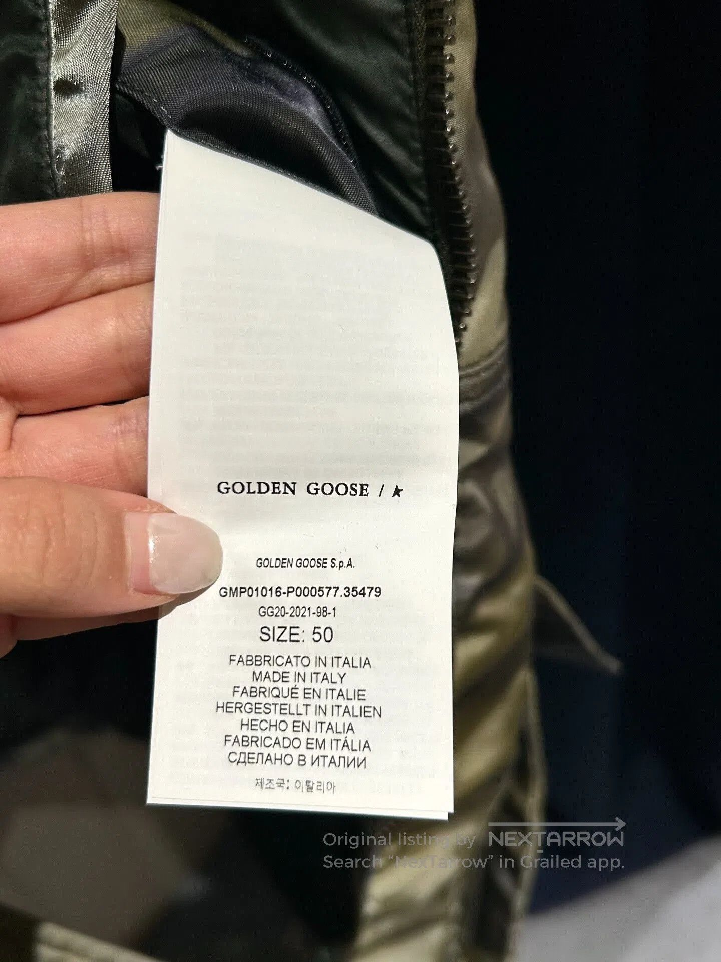 Golden Goose Golden Goose Camo Down Jacket. Size US M / EU 48-50 / 2 - 8 Thumbnail