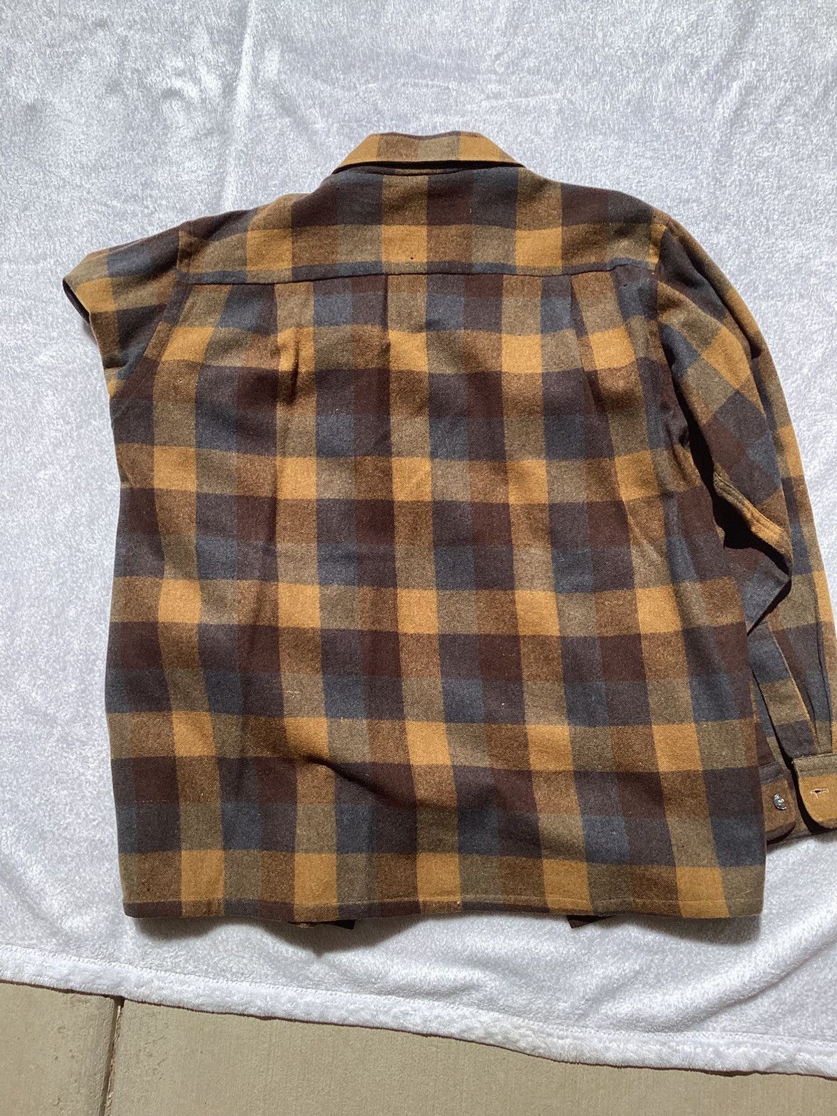 Towncraft × Vintage Vtg 80s/90s town craft plus by pennies wool plaid jacket Size US XL / EU 56 / 4 - 4 Thumbnail