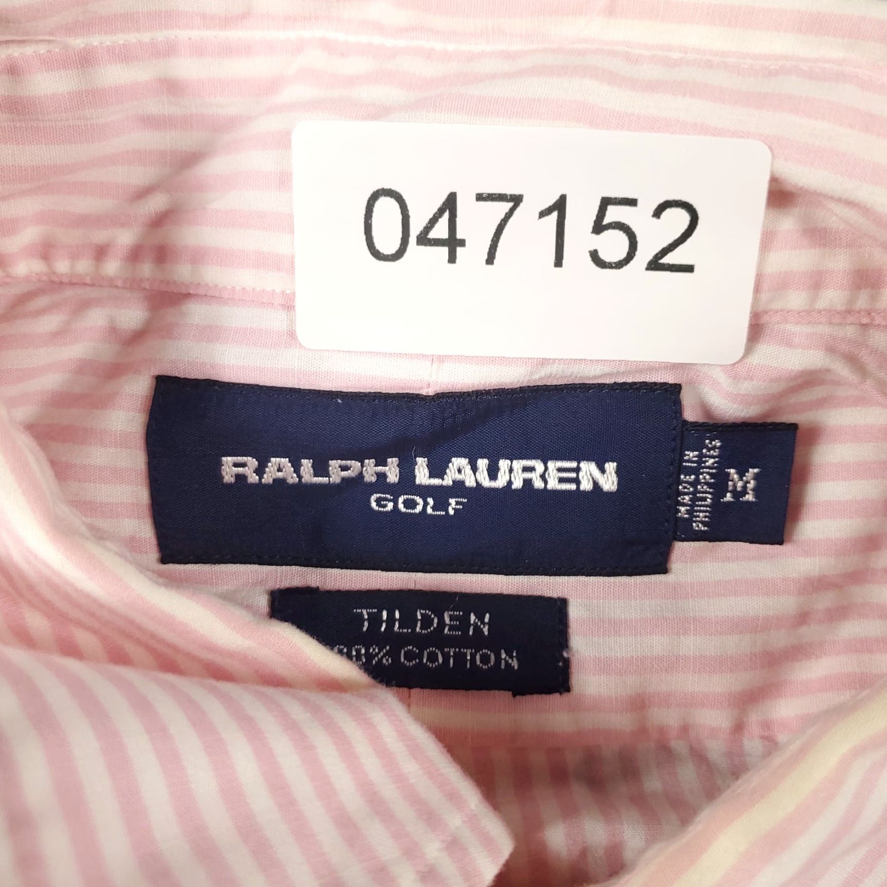 Ralph Lauren Ralph Lauren Button-Up Shirt Mens Medium Pink Striped Short Sleeve Classic Preppy Size US M / EU 48-50 / 2 - 8 Thumbnail