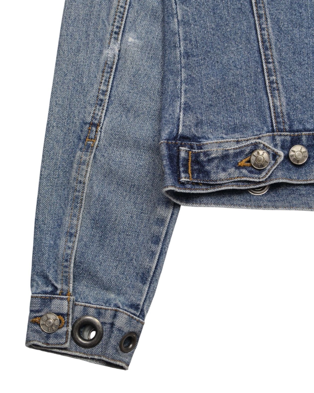 Anna Sui 2000S ANNA SUI GROMMETED DENIM JACKET Size M / US 6-8 / IT 42-44 - 8 Thumbnail