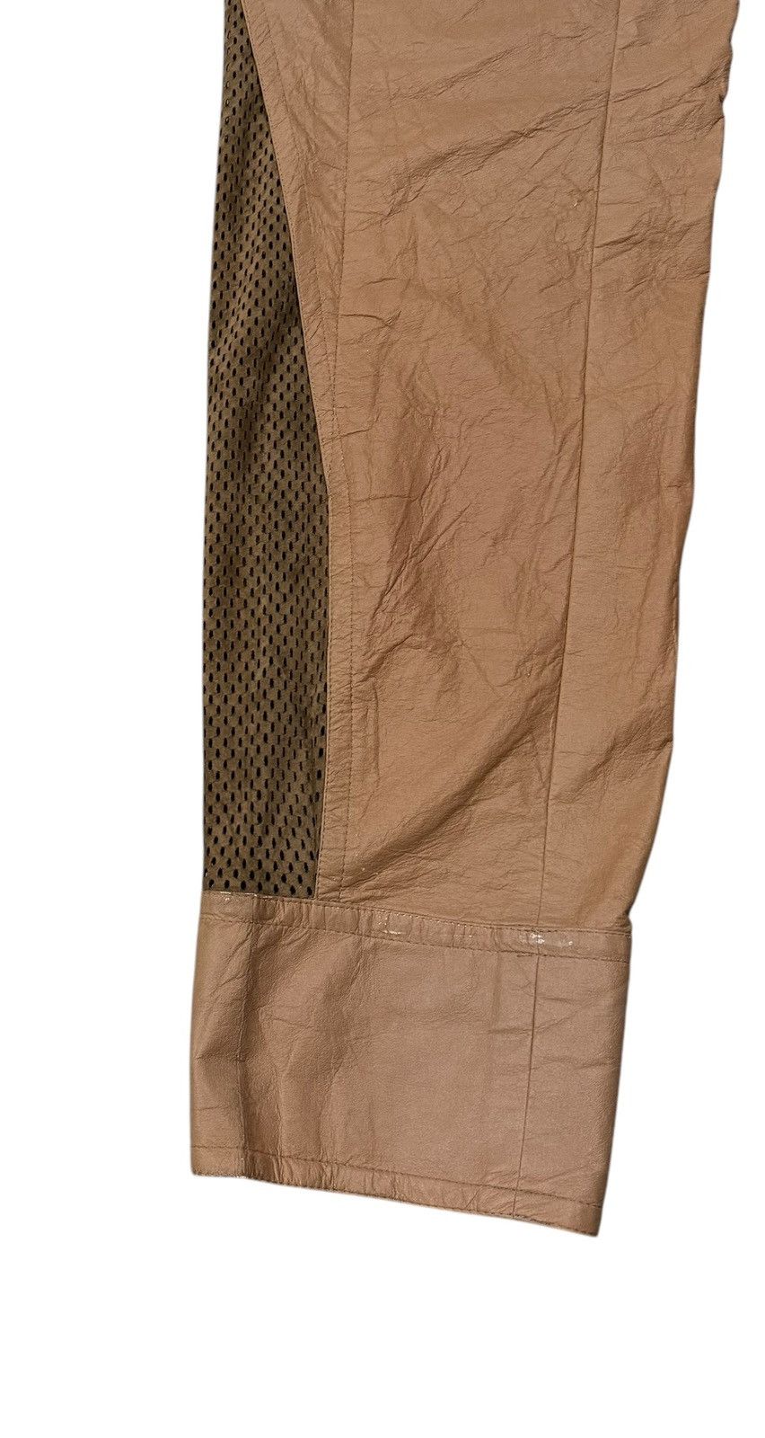 Vintage Kansai International Leather Like Polytab Rayon Pant