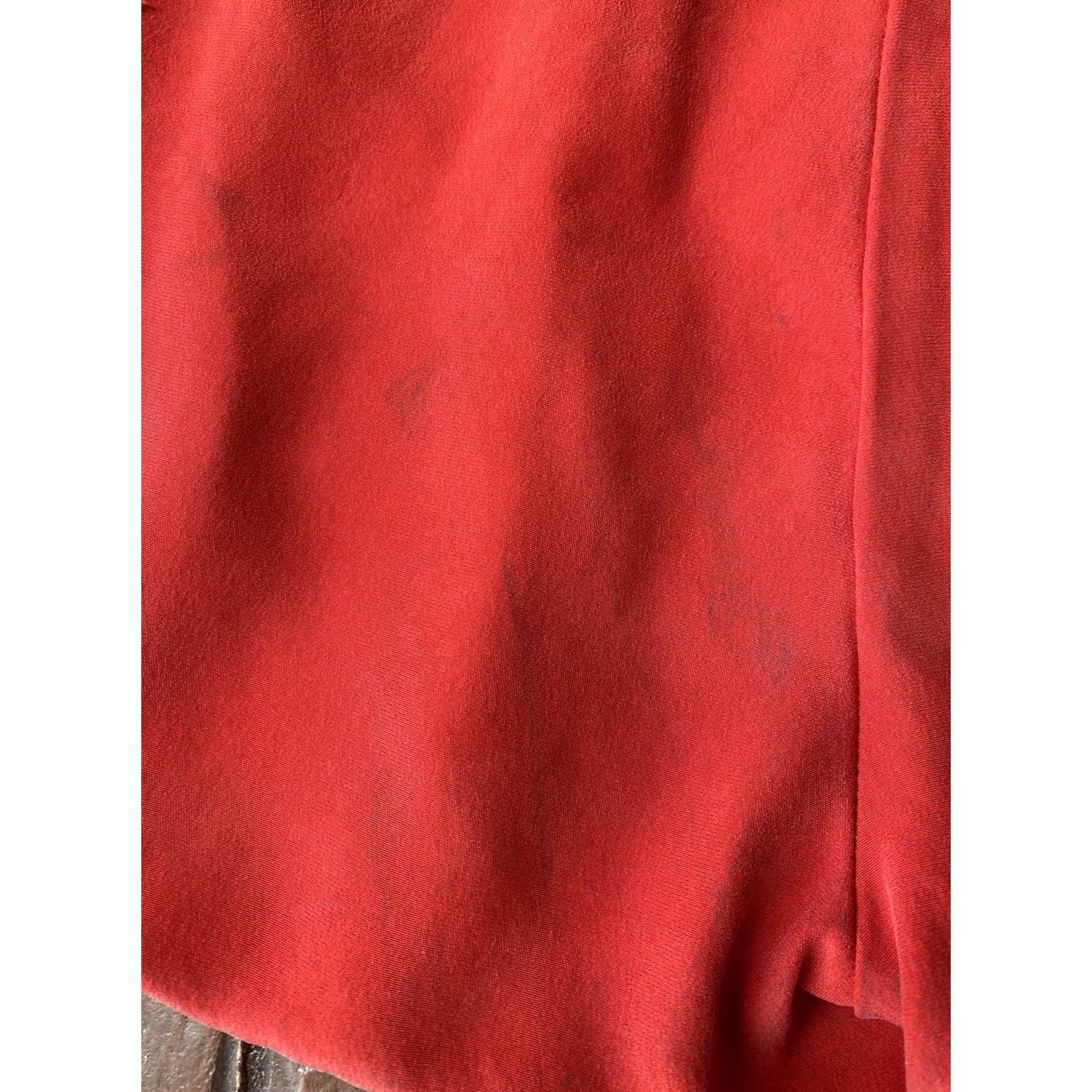 Rebecca Minkoff VINTAGE Rebecca Minkoff High Rise Short Shorts Womens 10 Red Size 28" / US 6 / IT 42 - 7 Thumbnail