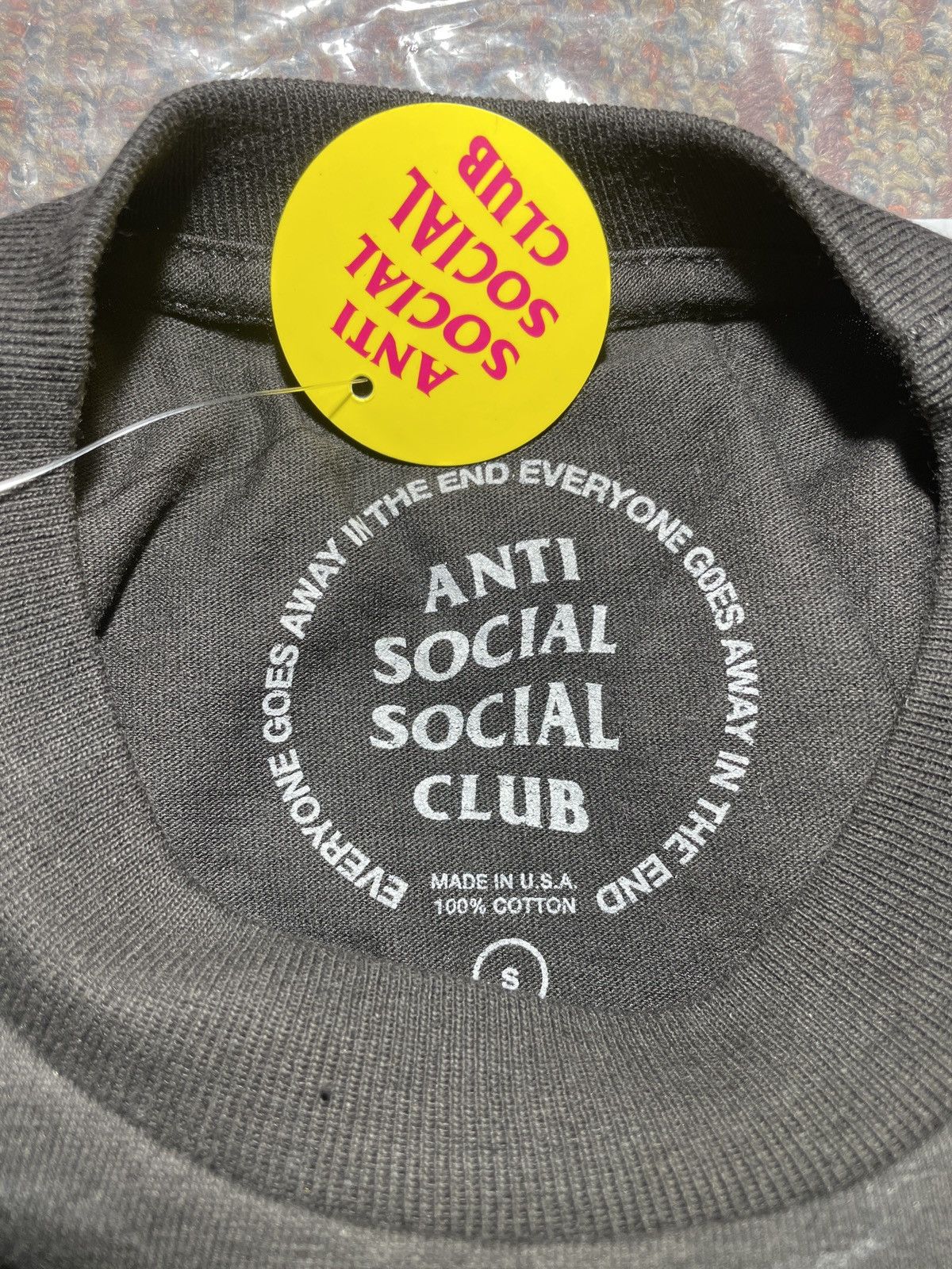 Anti Social Social Club Anti Social Social Club Long Sleeve Tee (Small) Size US S / EU 44-46 / 1 - 4 Thumbnail