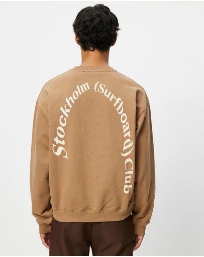 Stockholm Surfboard Club Stockholm Surfboard Club Brown Back Logo Sweatshirt sz M Size US M / EU 48-50 / 2 - 1 Thumbnail