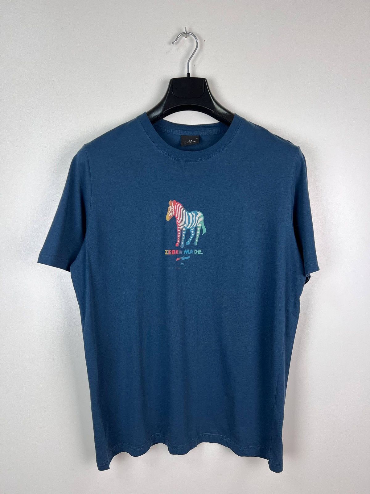 Paul Smith Paul Smith Zebra made luxury t-shirts size XL Size US XL / EU 56 / 4 - 1 Thumbnail
