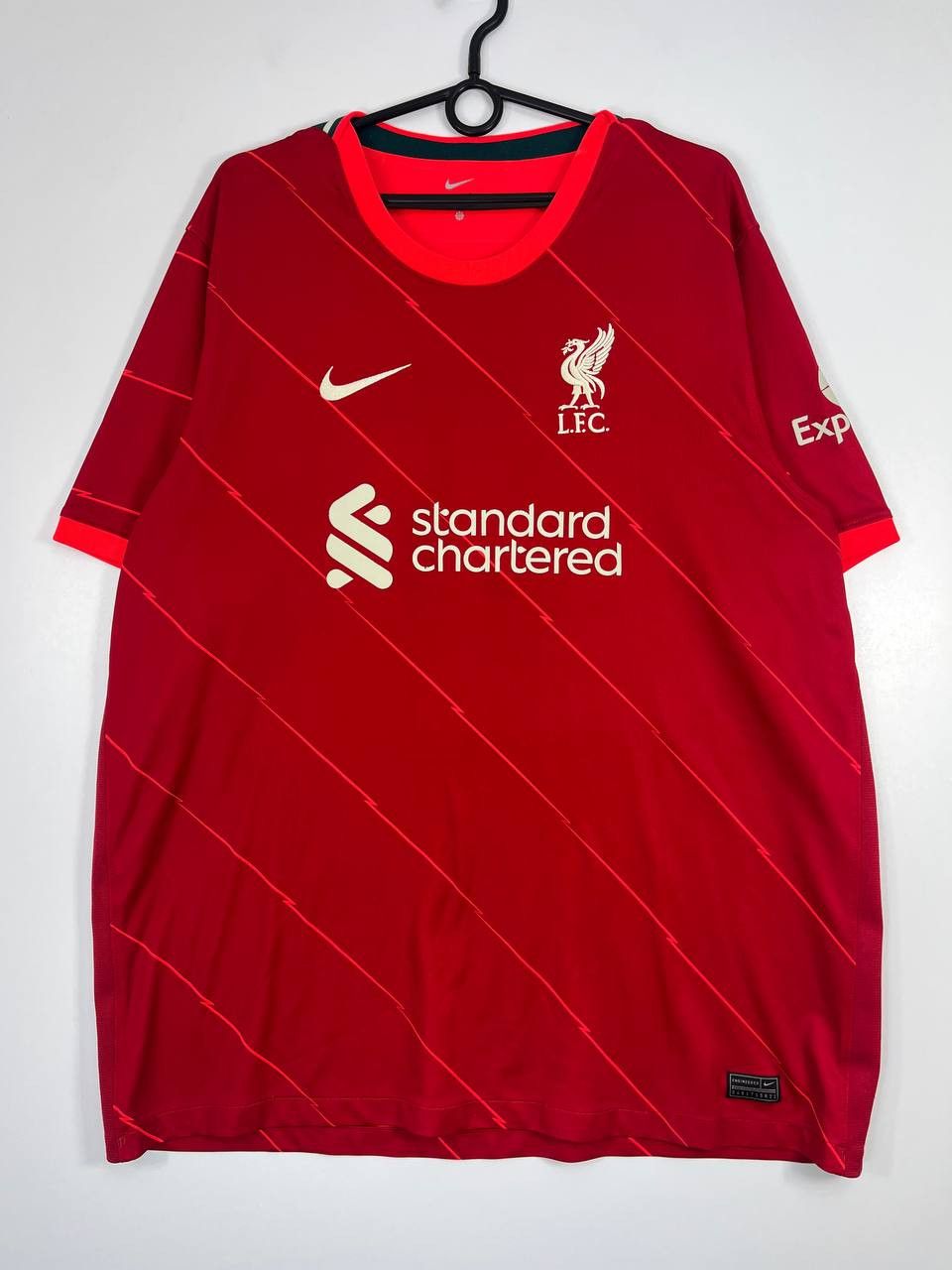 Nike Liverpool FC 2021/22 Home Shirt Football Soccer Nike 2XL Size US XXL / EU 58 / 5 - 1 Thumbnail