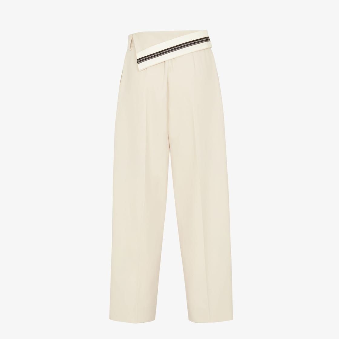 Fendi o1s1wg110925 Trousers in Beige Size 27" / US 4 / IT 40 - 2 Thumbnail
