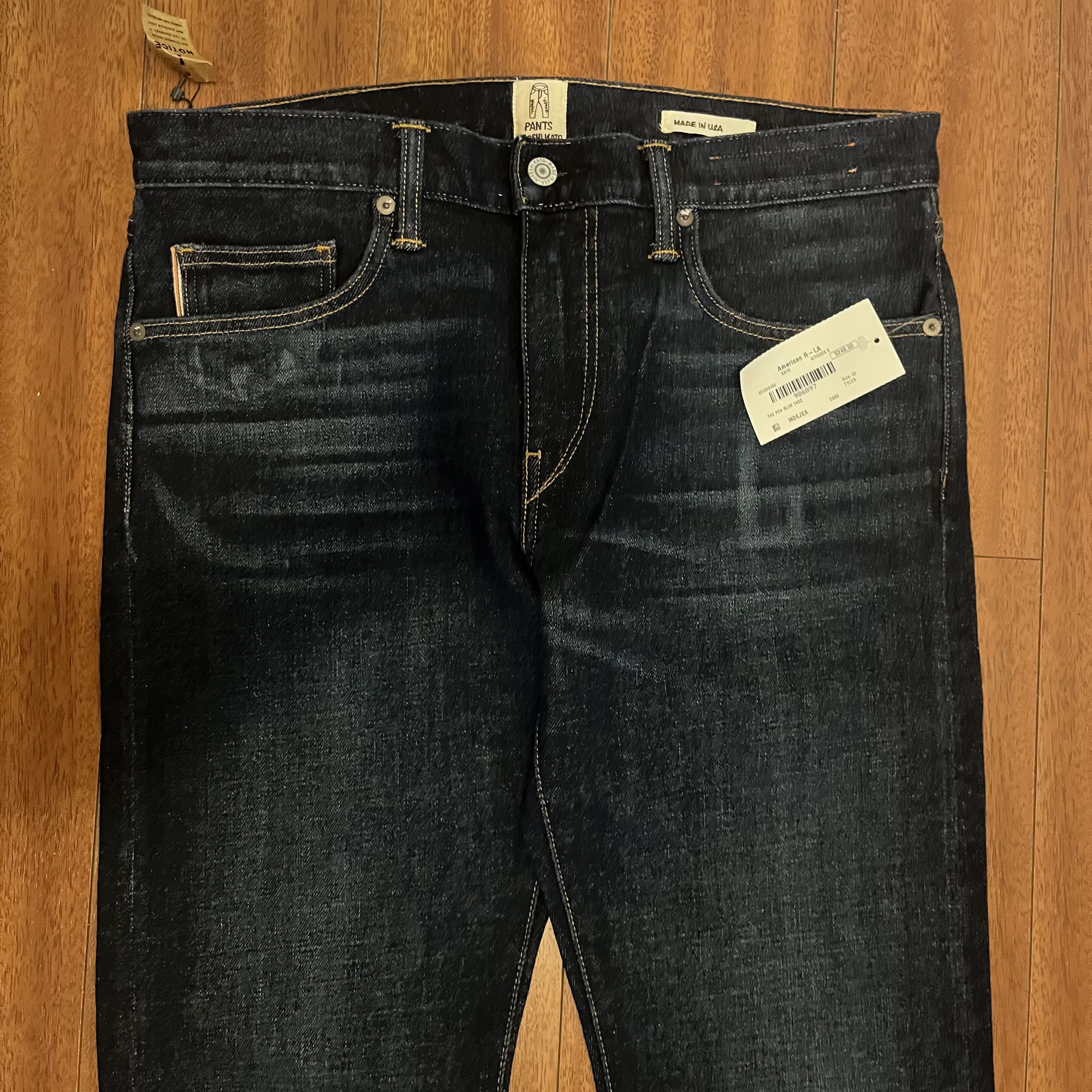 Hiroshi Kato Hiroshi Kato Pen Slim Jeans Indigo 14oz Stretch Selvedge 32 Size US 32 / EU 48 - 5 Thumbnail