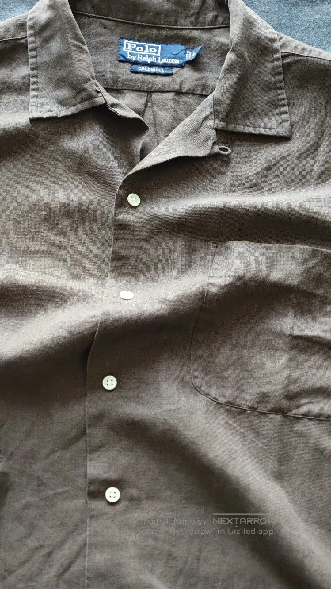 Polo Ralph Lauren Polo Ralph Lauren Flaw Cuban Collar Silk Shirt. Size US L / EU 52-54 / 3 - 3 Thumbnail