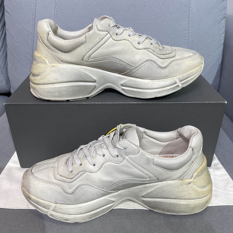 Gucci Gucci Rhyton Leather Lip Print Sneakers - Size US 7.5 / EU 40-41 - 7 Thumbnail