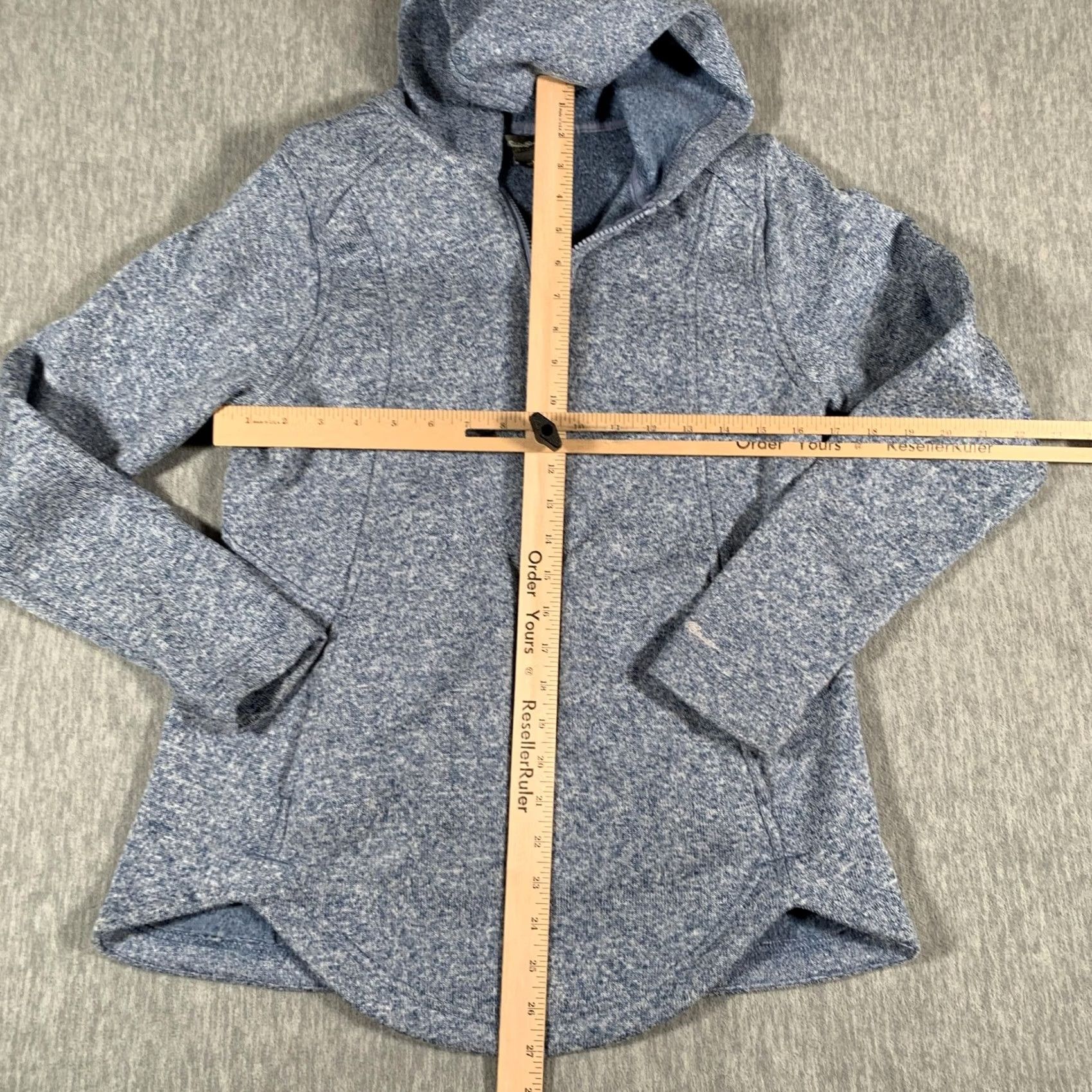 Eddie Bauer Eddie Bauer Jacket Womens Medium Blue Fleece Hooded Full Zip Thumbholes Shirt? Size M / US 6-8 / IT 42-44 - 6 Thumbnail