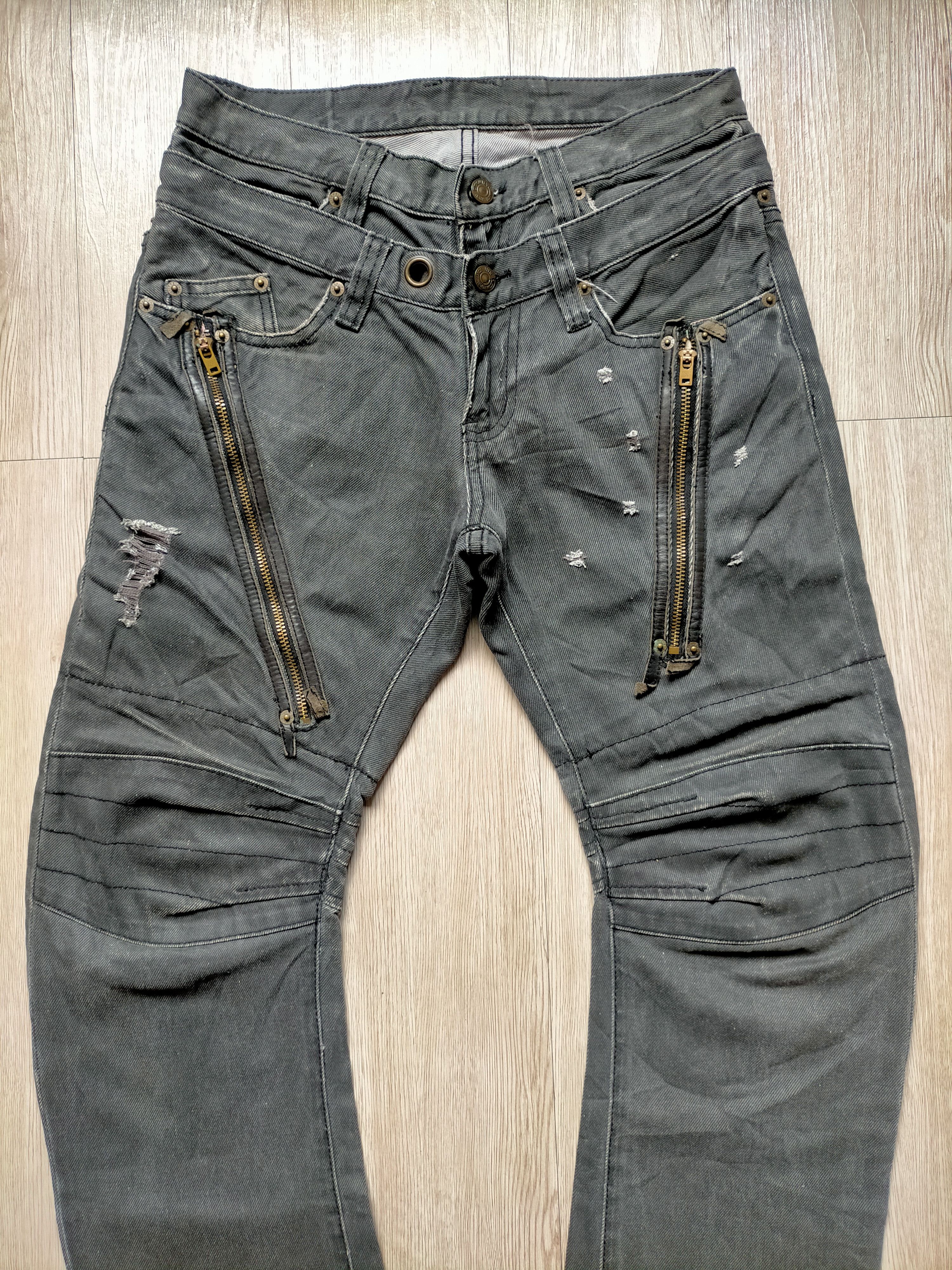 PPFM PPFM Double Waist Curve Black Jeans Size US 30 / EU 46 - 5 Thumbnail