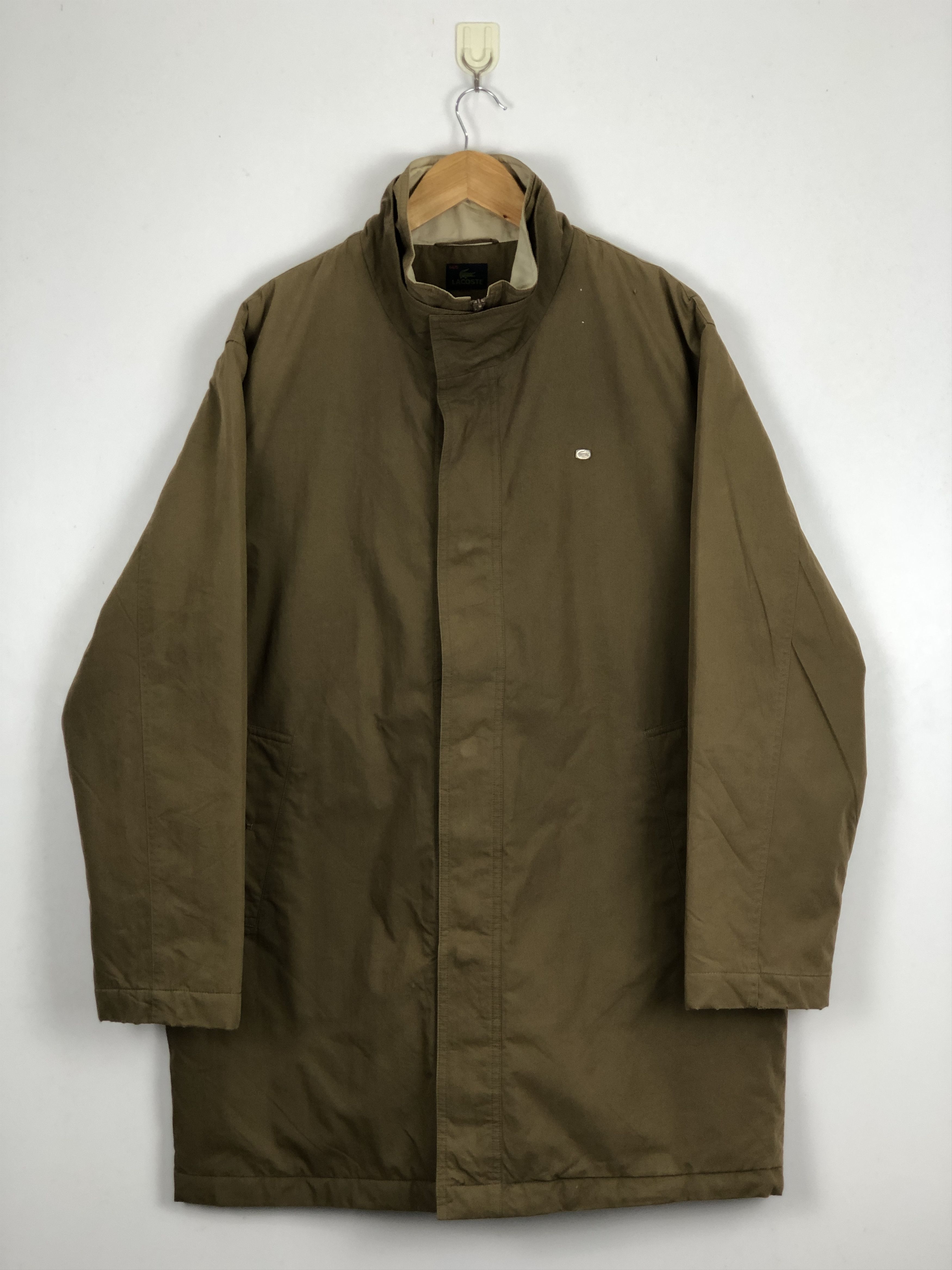 Lacoste Vintage Lacoste Trench Coat Parka Jakcet J1707 Size US L / EU 52-54 / 3 - 1 Thumbnail