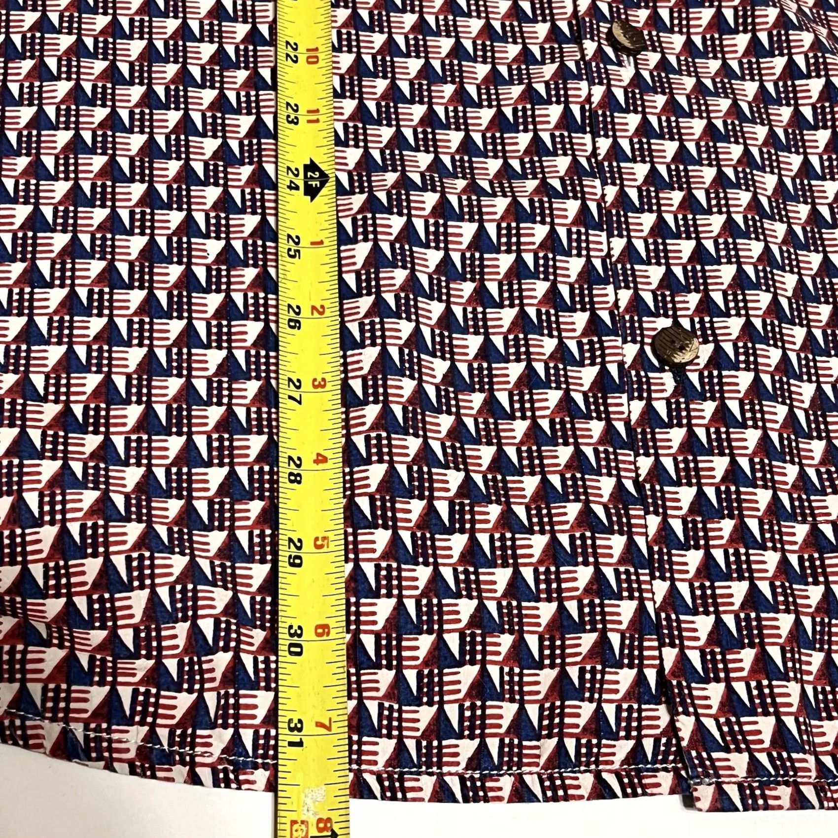 Tommy Bahama Tommy Bahama Short Sleeve Mens Button-Up Shirt XL Multicolor Silk Geometric Floral Pattern Beach Hawaiian Tropical Size US XL / EU 56 / 4 - 5 Thumbnail