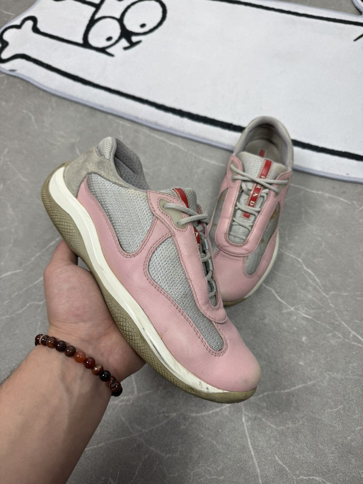 Prada Prada American Cups Rose Size 38,5 Size US 6 / IT 36 - 2 Thumbnail