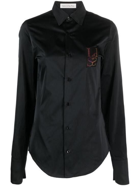 Ludovic De Saint Sernin LUDOVIC DE SAINT SERNIN Women Shirts SH003UPL002 BLACK Black Size S / US 4 / IT 40 - 1 Thumbnail