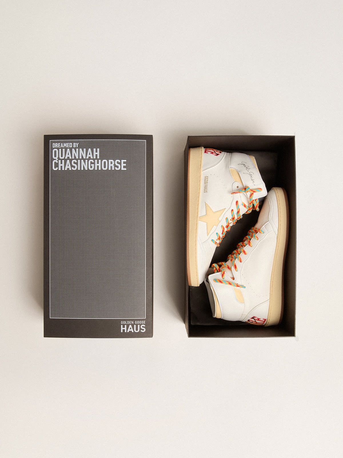 Golden Goose o1w1db10425 Exclusive HAUS of Dreamers Sky-Star Sneakers Size US 9 / EU 42 - 5 Thumbnail