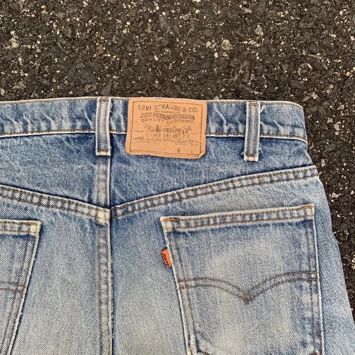 Levi's 1990’s Vtg Levi’s Jeans Orange Tab Distressed Denim Pants Size US 32 / EU 48 - 13 Thumbnail