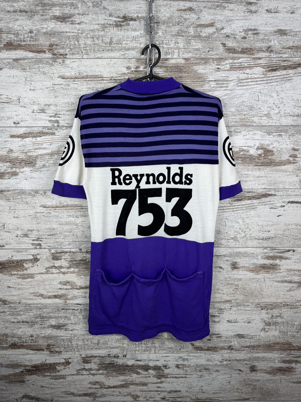 Vintage Mens Vintage Reynolds 753 jersey wool T-shirt rare cycling Size US L / EU 52-54 / 3 - 2 Thumbnail
