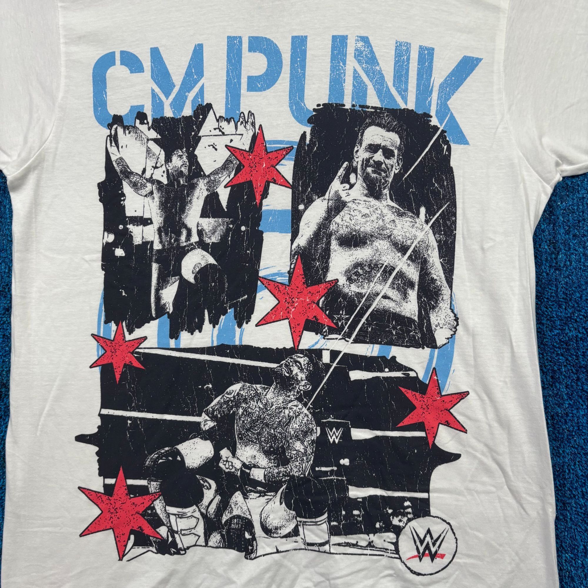 WWE CM Punk The Best in the World Superstar Collage WWE Tee L Size US L / EU 52-54 / 3 - 2 Thumbnail