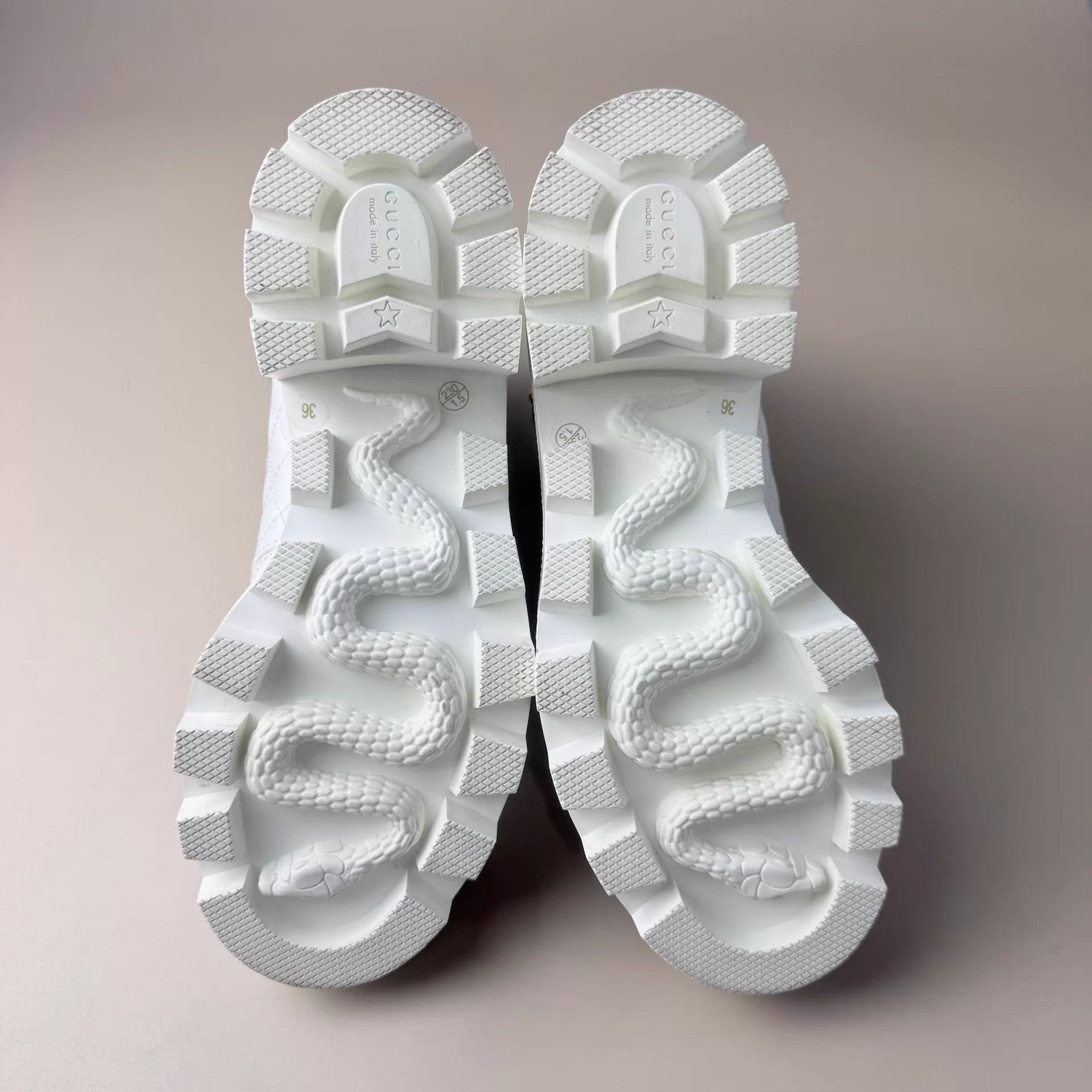 Gucci Gucci Platinum Buckle Platform Boots 36 EU 99 New Size US 5.5 / IT 35.5 - 6 Thumbnail