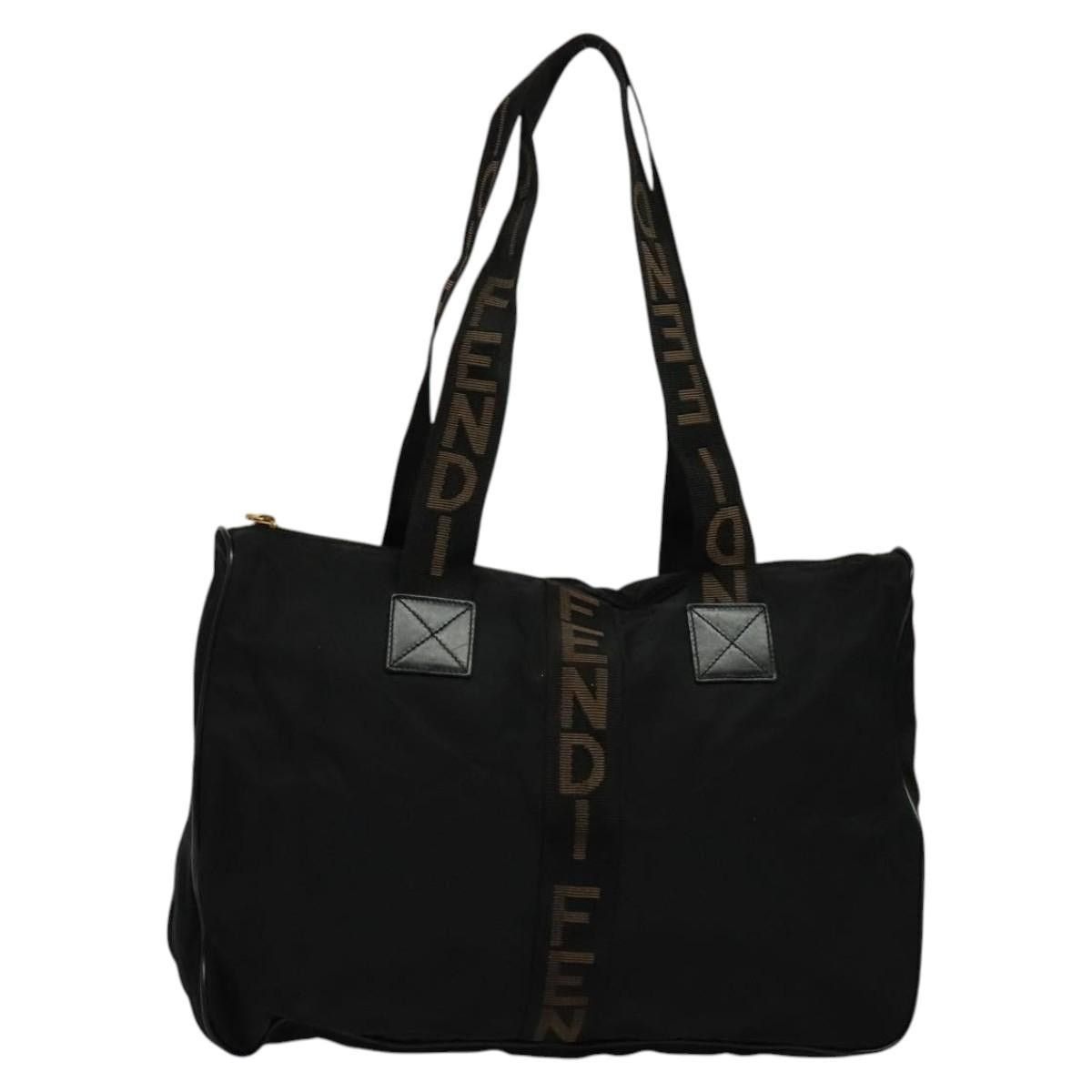 Fendi FENDI Shoulder Bag Nylon Black Gold Size ONE SIZE - 2 Thumbnail