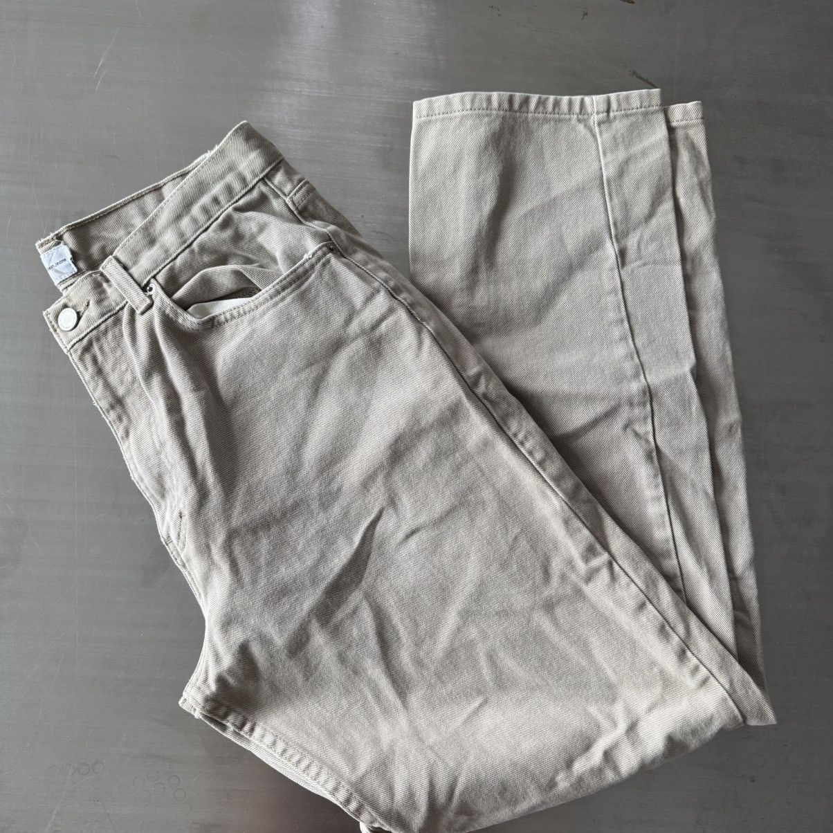 Calvin Klein Vintage Calvin Klein straight leg denim size 32 in cream Size US 32 / EU 48 - 2 Thumbnail