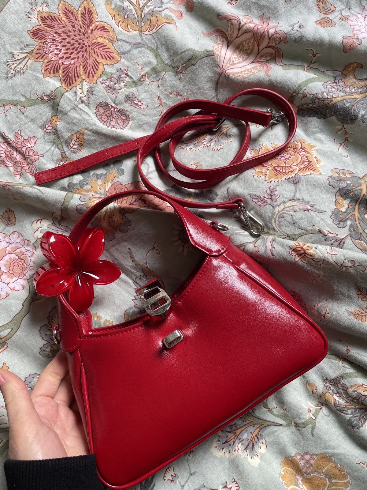 Zara Red leather bag Size ONE SIZE - 3 Thumbnail