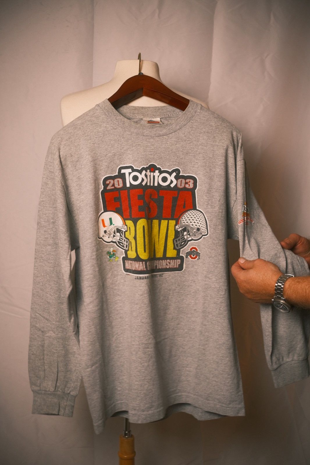 Alstyle Ohio State Buckeyes 03 National Championship Long Sleeve Size US L / EU 52-54 / 3 - 4 Thumbnail
