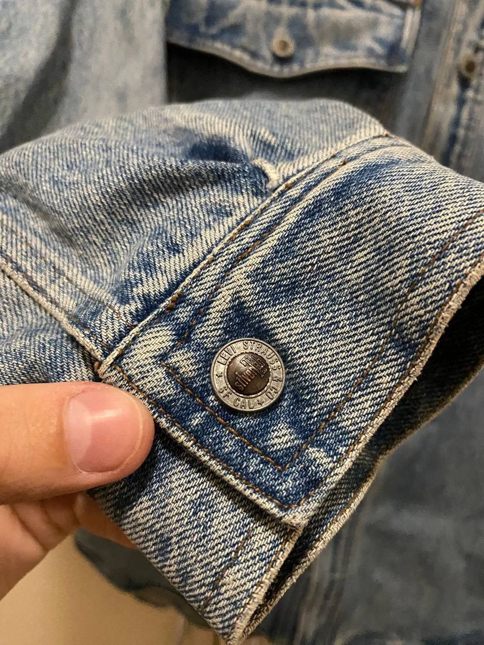 Levi's Vintage Clothing × Vintage Vintage Levis SilverTab Denim Jacket Size US S / EU 44-46 / 1 - 5 Thumbnail