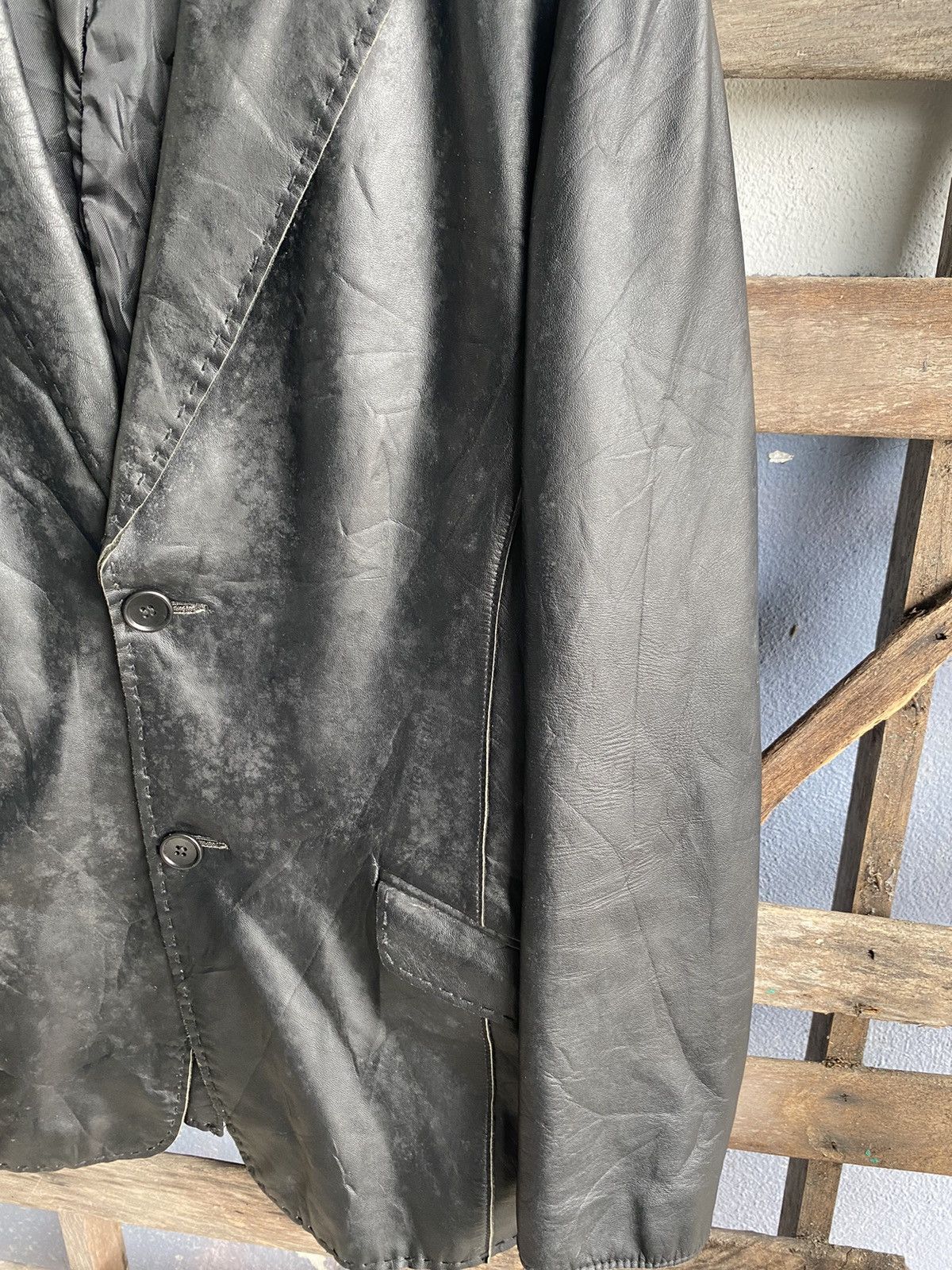 Genuine Leather Roberto Massini Genuine Horse Leather Black Jacket Size US M / EU 48-50 / 2 - 6 Thumbnail