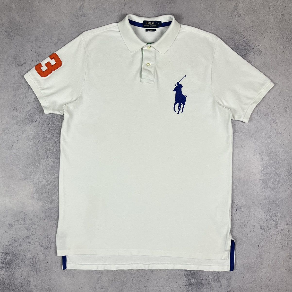 Polo Ralph Lauren Vintage Polo Ralph Lauren y2k big logo polo shirt 90’s Size US L / EU 52-54 / 3 - 2 Thumbnail