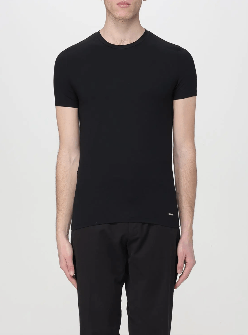 Ermenegildo Zegna Zegna T-Shirt Men Black Size US XL / EU 56 / 4 - 1 Thumbnail