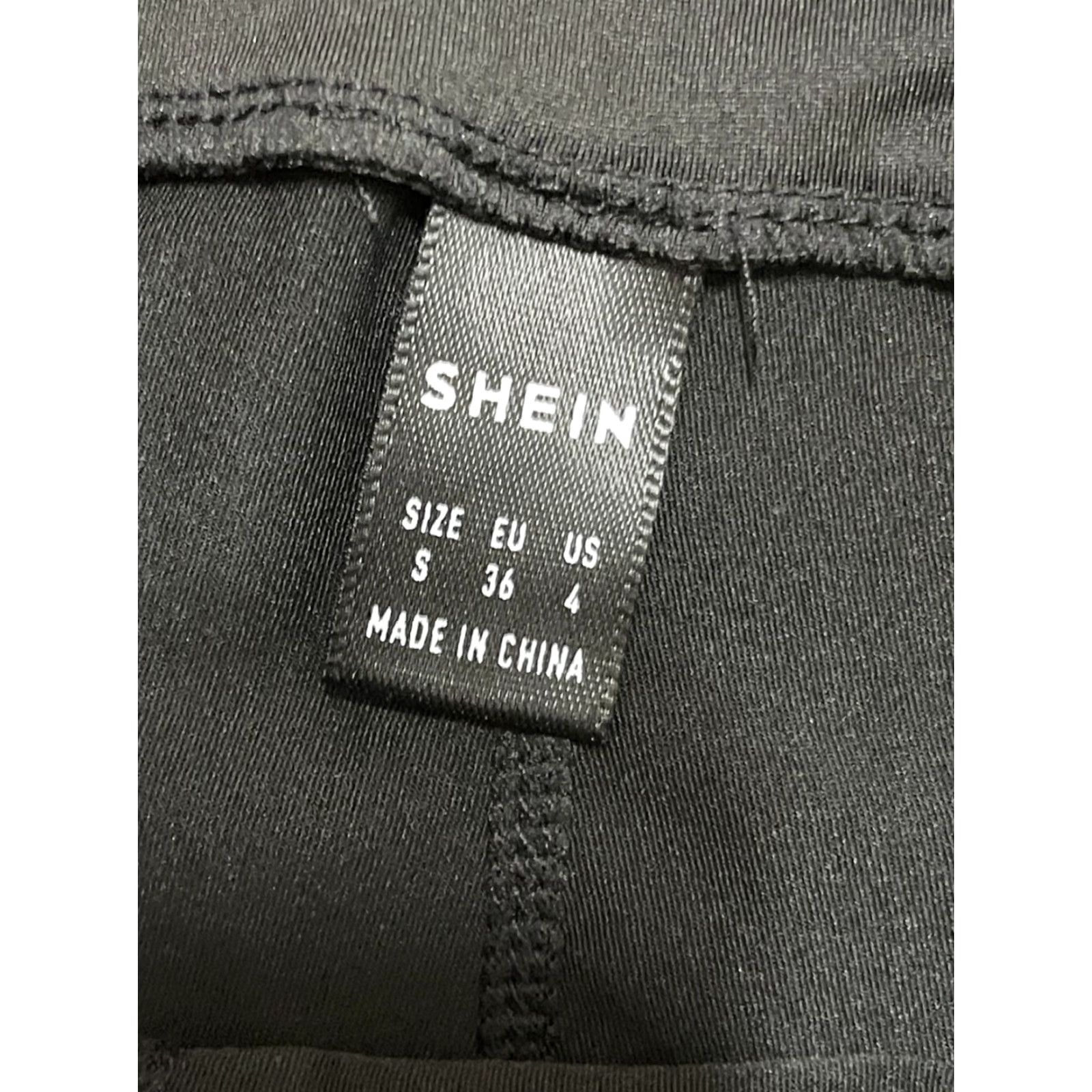 Shein SheIn Pants, Women's Size Small, Black, Wide Leg, Pull On, Pants, Women, Small, Black, Wide-Leg, Pull On, Casual Size 28" / US 6 / IT 42 - 5 Thumbnail