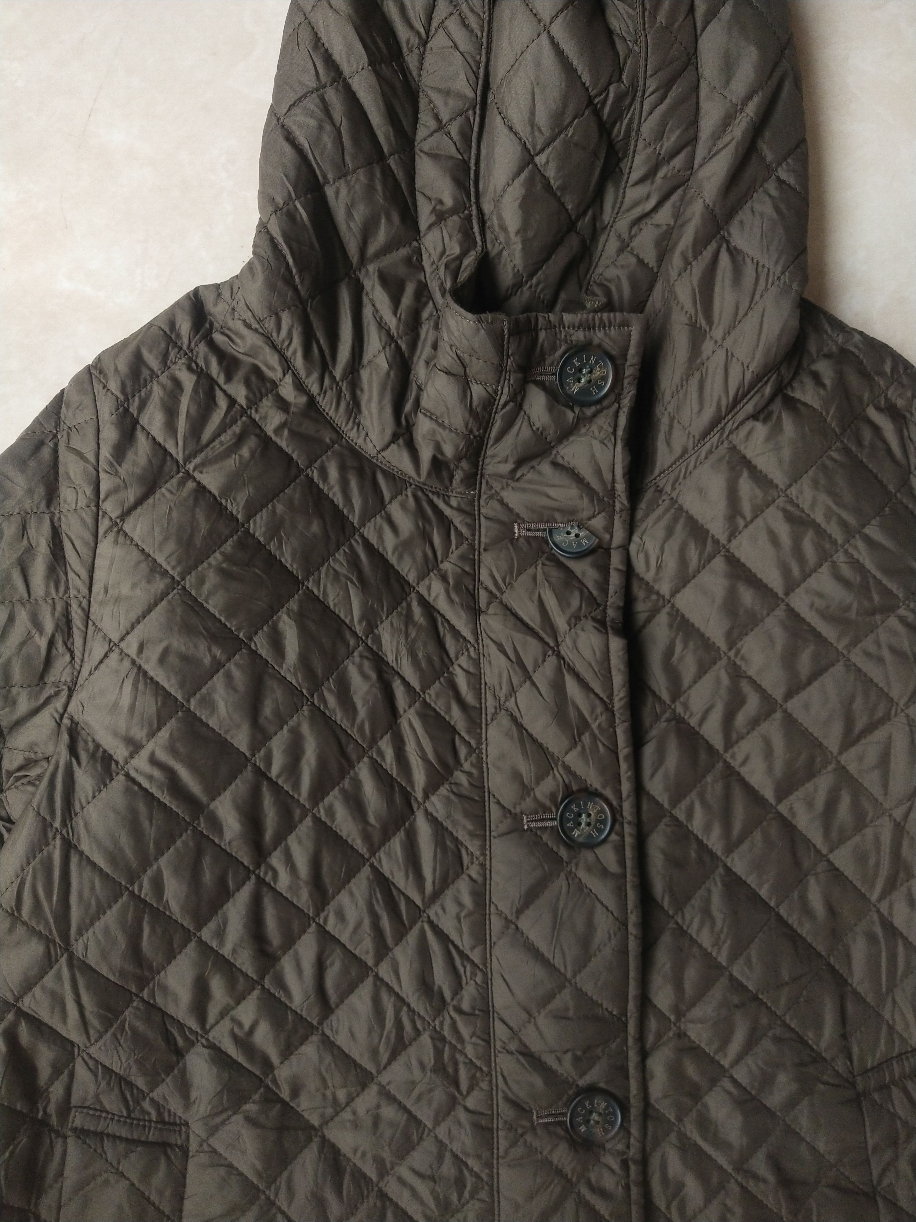 Mackintosh Mackintosh London Quilted Hooded Jacket House Check Size M / US 6-8 / IT 42-44 - 2 Thumbnail