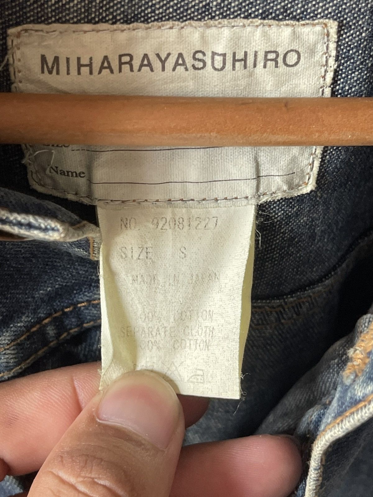 Maison MIHARA YASUHIRO Miharayasuhiro Hybrid TYPE 2 Denim Jacket 10 Size US S / EU 44-46 / 1 - 10 Thumbnail