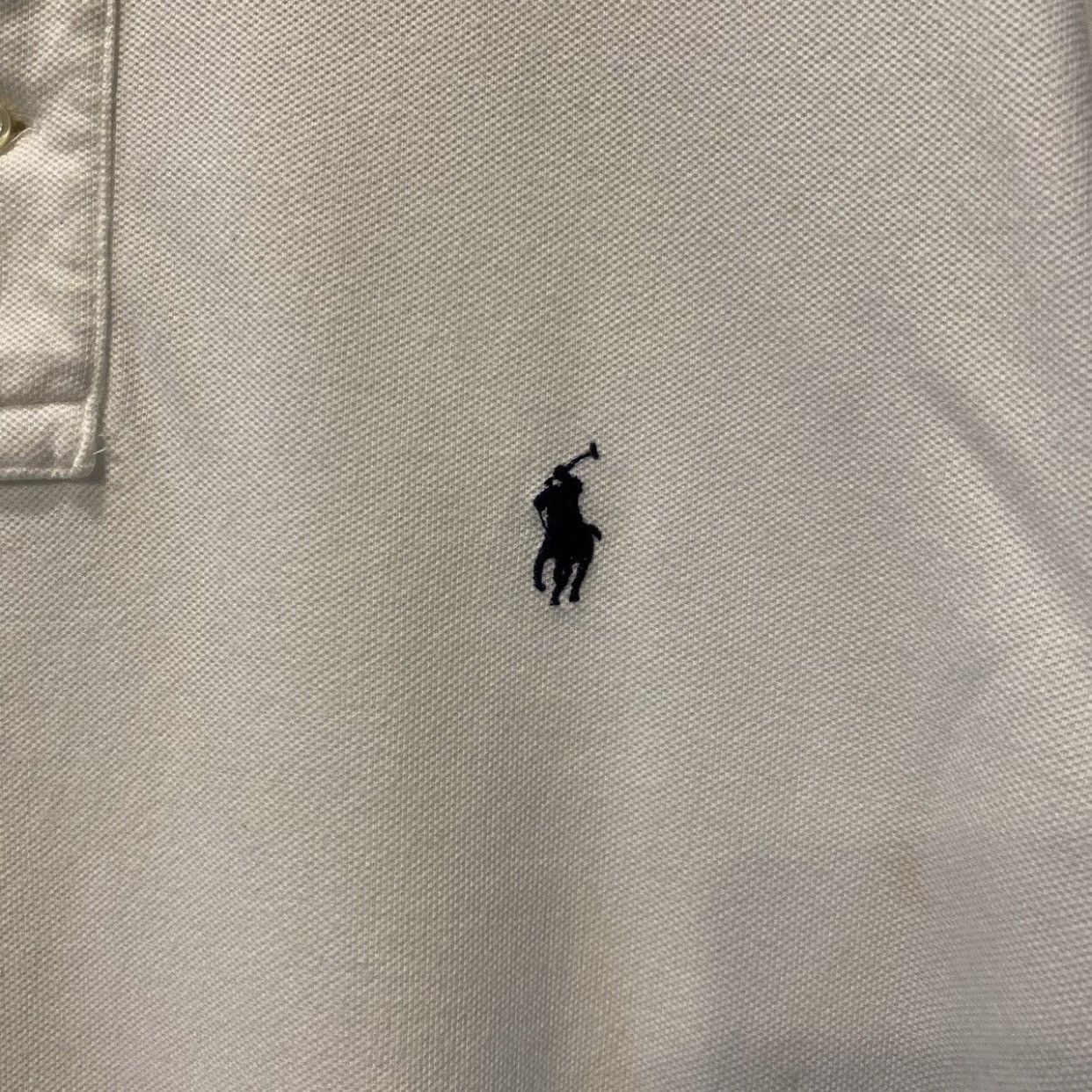 Polo Ralph Lauren Vintage 90s Polo Ralph Lauren POLO Hi Tech White Polo Shirt Size US L / EU 52-54 / 3 - 5 Thumbnail